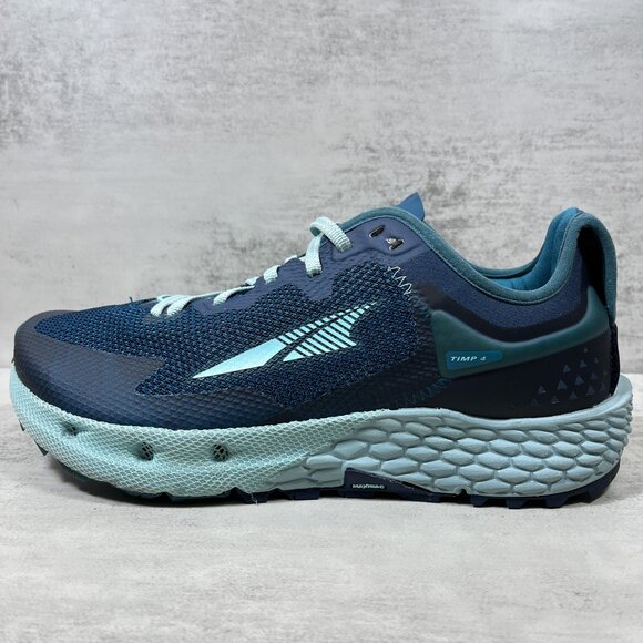 Altra Timp 4 Trail Running Shoes - Women's Size 9.5 - Blue - Picture 1 of 10